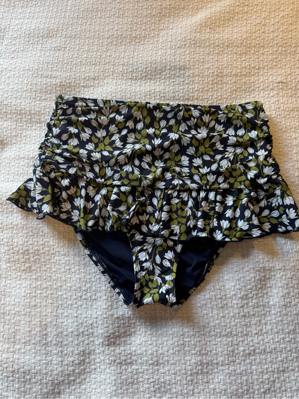 Lands' End Ruffle Bikini Bottoms